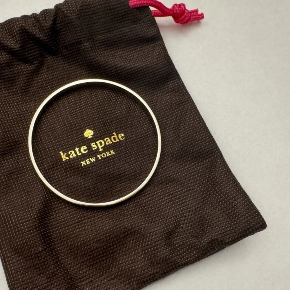Kate Spade Draw the Line Black Idiom Bangle - Picture 3 of 4
